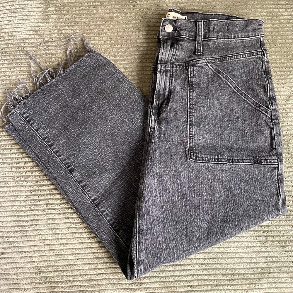 Vintage wide leg Madewell jeans; Size 30; high waisted